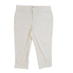 Nine West Jeans white capri pants size 12